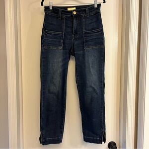 Kut from the Kloth - Reese High Rise Straight Leg - size 4 - dark blue wash